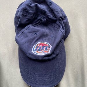🦋3 for $10🦋 Miller Lite Navy Blue Cap